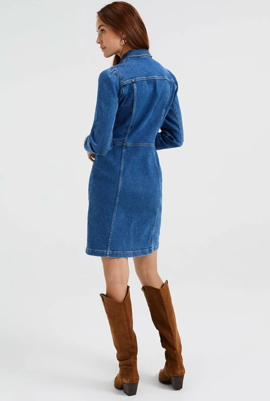 WE Fashion Denim Jurk Met Stretch 2 WE Fashion Denim Jurk Met Stretch - Afbeelding 2