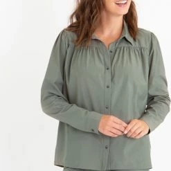 Groene Blouse Van Je M'appelle - Dames - Travelstof - Maat S - 5 Maten Beschikbaar 16 Groene Blouse Van Je M'appelle - Dames - Travelstof - Maat S - 5 Maten Beschikbaar -Dameskleding Verkoop 550x819 2