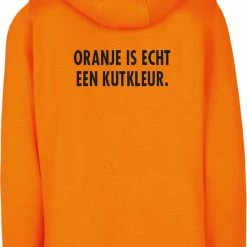 Merkloos Hoodie - WK Oranje Is Echt Een Kutkleur - SoBAD. - Oranje Hoodie Dames - Oranje Hoodie Heren - Oranje Sweater Nederlands Elftal - WK Voetbal 2022 Hoodie - WK Voetbal 2022 Kleding - Nederlands Elftal Voetbal Trui - Koningsdag