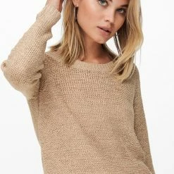 Only Trui Onlgeena Xo L/s Pullover Knt Noos 15113356 Humus Dames Maat - M -Dameskleding Verkoop 550x820 11