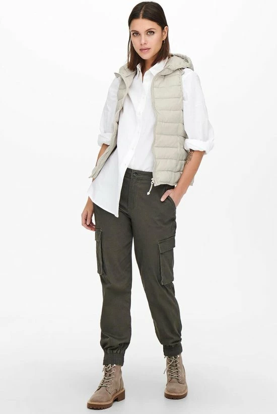 ONLY ONLNEWTAHOE HOOD WAISTCOAT OTW NOOS Dames Jas - Maat XL 5 ONLY ONLNEWTAHOE HOOD WAISTCOAT OTW NOOS Dames Jas - Maat XL - Afbeelding 5