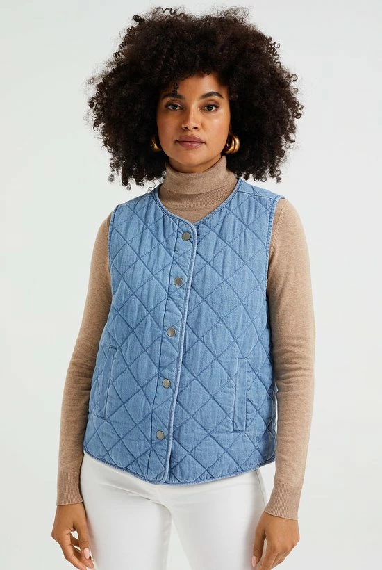 WE Fashion Dames Spijkergilet. 9 WE Fashion Dames Spijkergilet. - Afbeelding 9