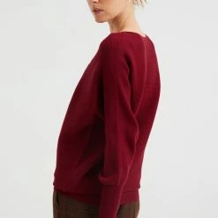 WE Fashion Dames Fijngebreide Trui Met Ribstructuur -Dameskleding Verkoop 550x821 1