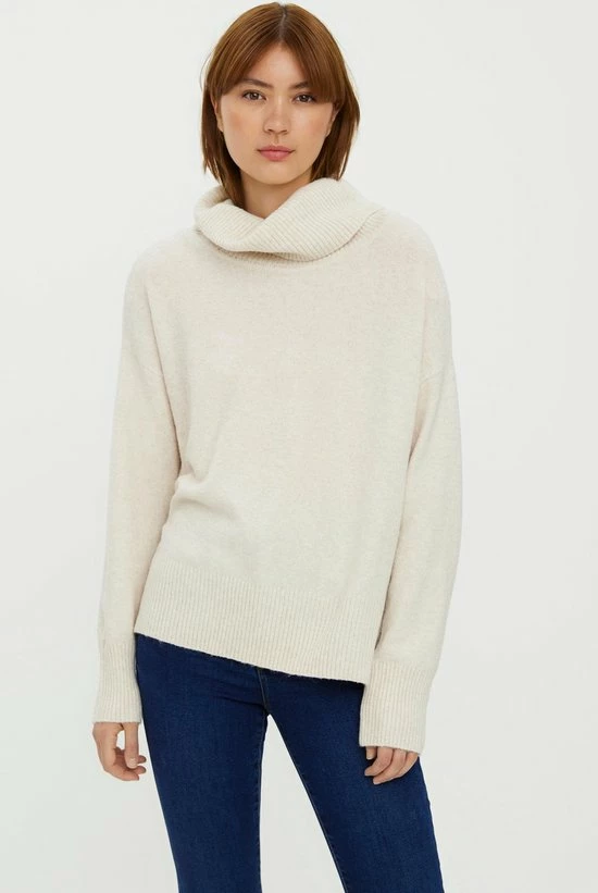 VERO MODA VMDOFFY LS COWLNECK BLOUSE GA NOOS Dames Trui - Maat L 7 VERO MODA VMDOFFY LS COWLNECK BLOUSE GA NOOS Dames Trui - Maat L - Afbeelding 7