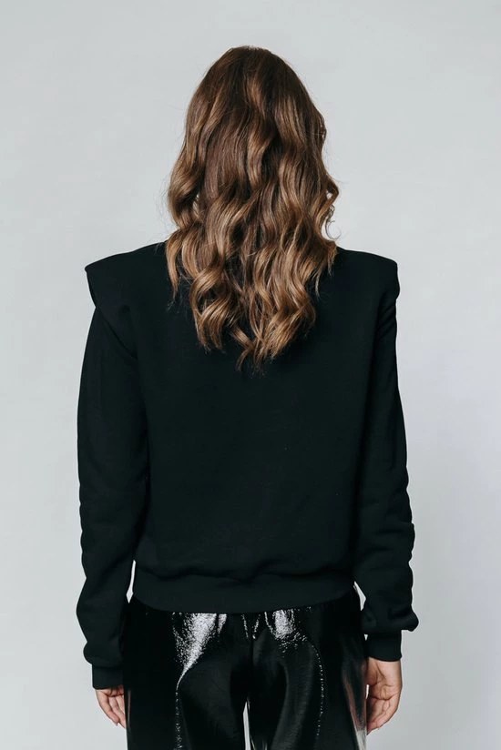 Colourful Rebel Wolves Club Trui Zwart Dames - Loose Fit - Katoen - L 2 Colourful Rebel Wolves Club Trui Zwart Dames - Loose Fit - Katoen - L - Afbeelding 2