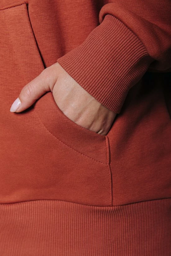 Colourful Rebel Boho Bouquet Hoodie Bruin Dames - Polyester - L 5 Colourful Rebel Boho Bouquet Hoodie Bruin Dames - Polyester - L - Afbeelding 5