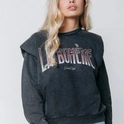 Colourful Rebel La Bohème Trui Grijs Dames - Loose Fit - Katoen - XL -Dameskleding Verkoop 550x824 112