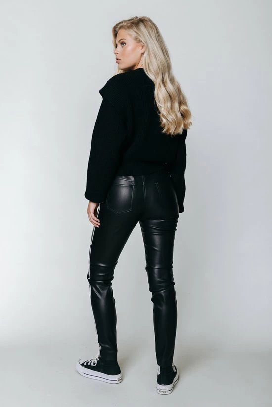 Colourful Rebel Chloe Star Broek Zwart Dames - Katoen - L 2 Colourful Rebel Chloe Star Broek Zwart Dames - Katoen - L - Afbeelding 2