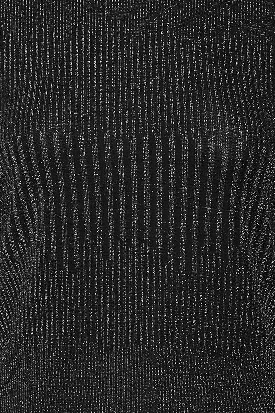 Vero Moda T-shirt Vmkarita Ls High Neck Top Jrs 10276592 Black/silver Lur Dames Maat - L 2 Vero Moda T-shirt Vmkarita Ls High Neck Top Jrs 10276592 Black/silver Lur Dames Maat - L - Afbeelding 2