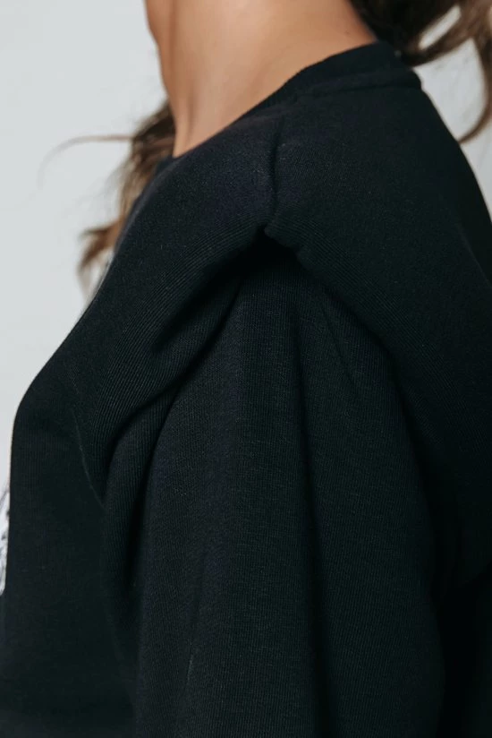 Colourful Rebel Wolves Club Trui Zwart Dames - Loose Fit - Katoen - L 3 Colourful Rebel Wolves Club Trui Zwart Dames - Loose Fit - Katoen - L - Afbeelding 3