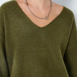 NOISY MAY NMSON L/S V-NECK TUNIC KNIT NOOS Dames Trui - Maat M -Dameskleding Verkoop 550x824 38