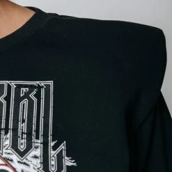 Colourful Rebel Wolves Club Trui Zwart Dames - Loose Fit - Katoen - L 13 Colourful Rebel Wolves Club Trui Zwart Dames - Loose Fit - Katoen - L -Dameskleding Verkoop 550x824 4