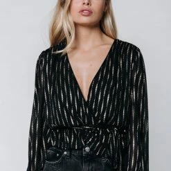 Colourful Rebel Safi Blouse Zwart Dames - Basic Fit - Polyester - S