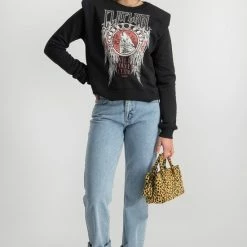 Colourful Rebel Wolves Club Trui Zwart Dames - Loose Fit - Katoen - L 17 Colourful Rebel Wolves Club Trui Zwart Dames - Loose Fit - Katoen - L -Dameskleding Verkoop 550x824 6