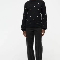 OBJECT OBJEVE NONSIA L/S PULLOVER AOP NOOS Dames Trui - Maat M -Dameskleding Verkoop 550x824 61