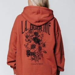Colourful Rebel Boho Bouquet Hoodie Bruin Dames - Polyester - L