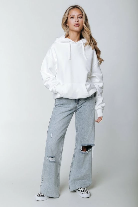 Colourful Rebel Eagles Hoodie Wit Dames - Oversized Fit - Polyester - S 2 Colourful Rebel Eagles Hoodie Wit Dames - Oversized Fit - Polyester - S - Afbeelding 2