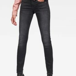 G-Star RAW Jeans Lynn Mid Skinny Jeans Dusty Grey Dames Maat - W25 X L32 17 G-Star RAW Jeans Lynn Mid Skinny Jeans Dusty Grey Dames Maat - W25 X L32 -Dameskleding Verkoop 550x825 104