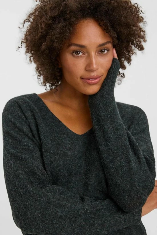 VERO MODA VMDOFFY LS V-NECK BLOUSE GA NOOS Dames Trui - Maat M 5 VERO MODA VMDOFFY LS V-NECK BLOUSE GA NOOS Dames Trui - Maat M - Afbeelding 5