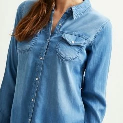 VILA VIBISTA DENIM SHIRT/SU-NOOS Dames Blouse - Maat L 20 VILA VIBISTA DENIM SHIRT/SU-NOOS Dames Blouse - Maat L -Dameskleding Verkoop 550x825 153