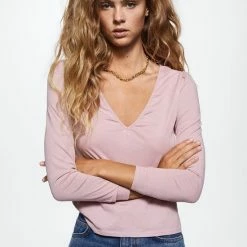 Mango T-shirt T Shirt 37017108 81 Dames Maat - XXL