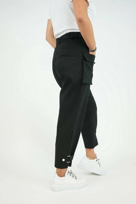 La Pèra Zwarte Broek Akhan Casual Broek Zwart Dames - Maat 42 2 La Pèra Zwarte Broek Akhan Casual Broek Zwart Dames - Maat 42 - Afbeelding 2