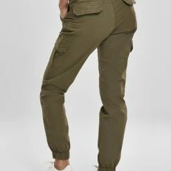 Urban Classics Cargobroek -XL- High Waist Jogging Groen -Dameskleding Verkoop 550x825 183
