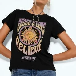 Noisy May T-shirt Nmnate S/s Top Jrs Bg 27022831 Black/peace And Dames Maat - M 5 Noisy May T-shirt Nmnate S/s Top Jrs Bg 27022831 Black/peace And Dames Maat - M -Dameskleding Verkoop 550x825 19