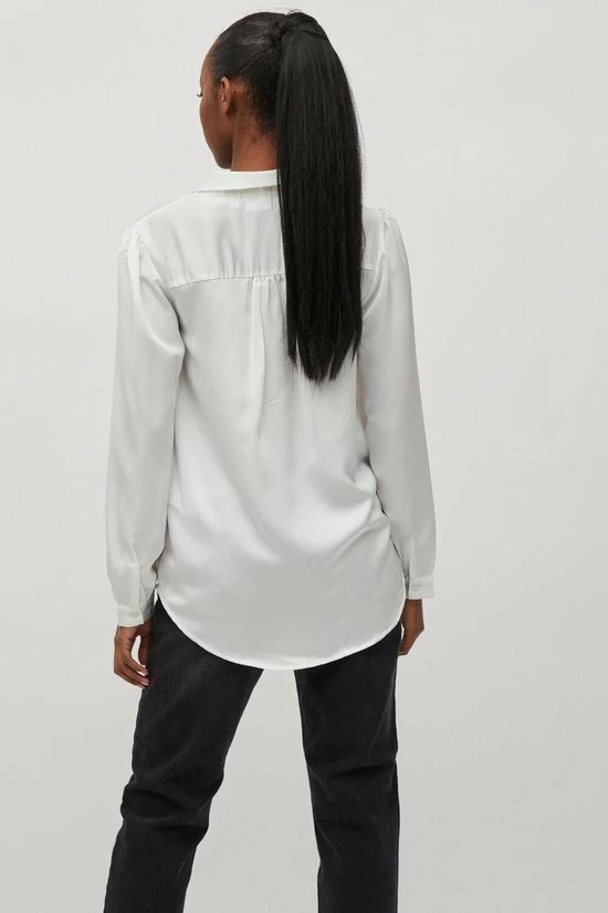 VILA VIELLETTE SATIN L/S SHIRT/SU - NOOS Dames Top - Maat 40 5 VILA VIELLETTE SATIN L/S SHIRT/SU - NOOS Dames Top - Maat 40 - Afbeelding 5