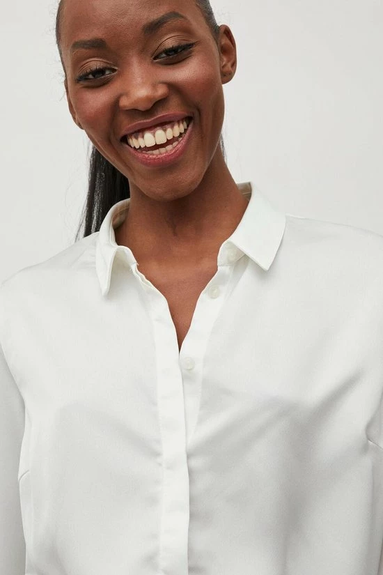 VILA VIELLETTE SATIN L/S SHIRT/SU - NOOS Dames Top - Maat 40 8 VILA VIELLETTE SATIN L/S SHIRT/SU - NOOS Dames Top - Maat 40 - Afbeelding 8