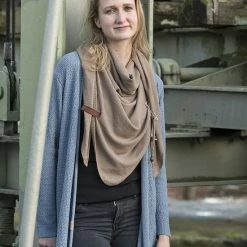 Knit Factory June Gebreid Dames Vest - Zomervest - Terra - 36/38 12 Knit Factory June Gebreid Dames Vest - Zomervest - Terra - 36/38 -Dameskleding Verkoop 550x825 20