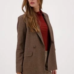 Louise By E5 - Geruite Blazer - Dames - Maat 42