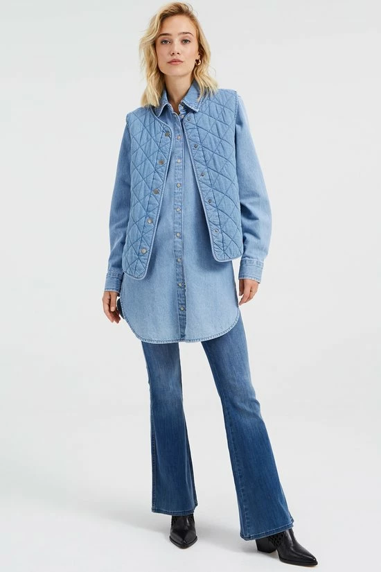 WE Fashion Dames Spijkergilet. 7 WE Fashion Dames Spijkergilet. - Afbeelding 7