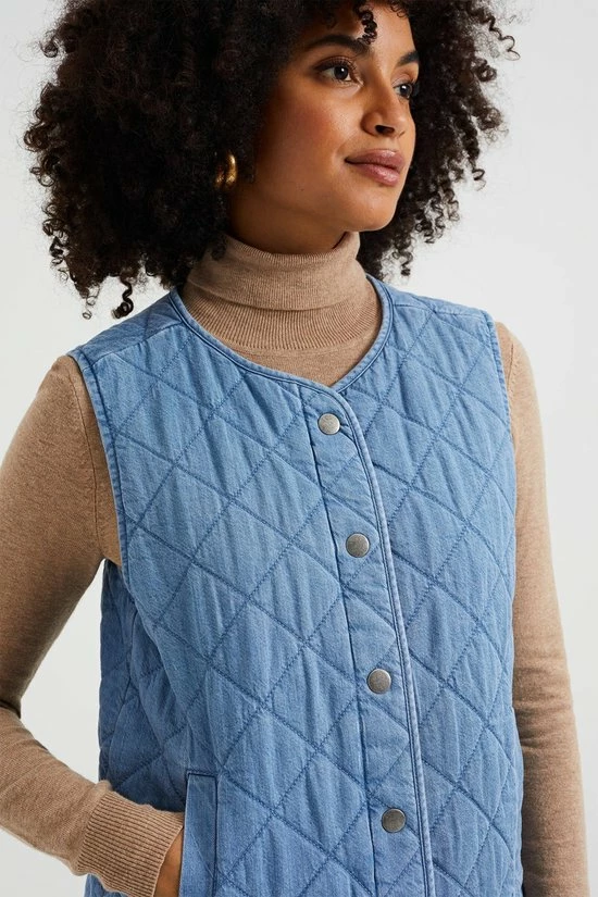 WE Fashion Dames Spijkergilet. 10 WE Fashion Dames Spijkergilet. - Afbeelding 10