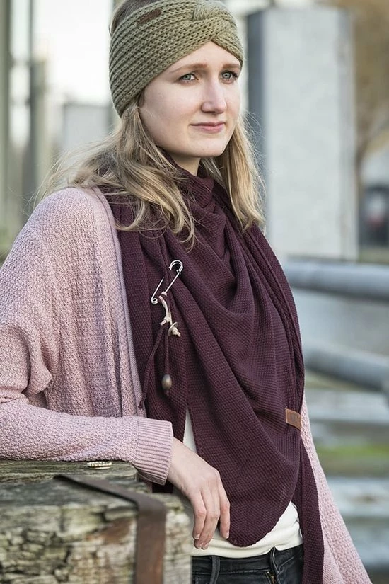 Knit Factory June Gebreid Dames Vest - Zomervest - Terra - 36/38 6 Knit Factory June Gebreid Dames Vest - Zomervest - Terra - 36/38 - Afbeelding 6