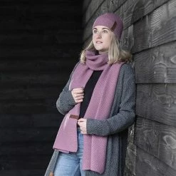 Knit Factory Luna Lang Gebreid Dames Vest - Bordeaux - 40/42 27 Knit Factory Luna Lang Gebreid Dames Vest - Bordeaux - 40/42 -Dameskleding Verkoop 550x825 223