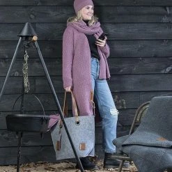 Knit Factory Luna Lang Gebreid Dames Vest - Bordeaux - 40/42 30 Knit Factory Luna Lang Gebreid Dames Vest - Bordeaux - 40/42 -Dameskleding Verkoop 550x825 226