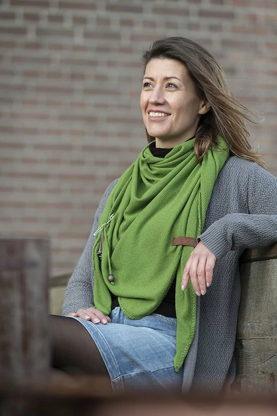 Knit Factory June Gebreid Dames Vest - Zomervest - Terra - 36/38 7 Knit Factory June Gebreid Dames Vest - Zomervest - Terra - 36/38 - Afbeelding 7