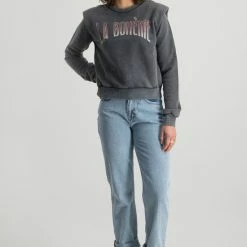 Colourful Rebel La Bohème Trui Grijs Dames - Loose Fit - Katoen - M 16 Colourful Rebel La Bohème Trui Grijs Dames - Loose Fit - Katoen - M -Dameskleding Verkoop 550x825 239