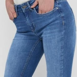 Only ONLBLUSH LIFE MID SKINNY REA12187 NOOS Medium Blue Denim Dames Jeans - Maat L X L30 -Dameskleding Verkoop 550x825 25
