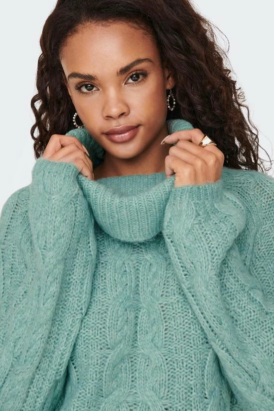 ONLY ONLNEW CHUNKY L/S COWLNECK PULLOVER KNT Dames Trui - Maat M 7 ONLY ONLNEW CHUNKY L/S COWLNECK PULLOVER KNT Dames Trui - Maat M - Afbeelding 7