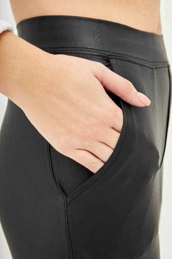 Merkloos Blueberry Leggings- Legging Dames - Broek Skinny - Broek Dames Strech - Legging Lederlook-Legging Meisje - Legging Dames Volwassenen - High-Waist Dames Hoge Taille - Leggings - Push-Up - Up-Fit-Zwart-M 2 Merkloos Blueberry Leggings- Legging Dames - Broek Skinny - Broek Dames Strech - Legging Lederlook-Legging Meisje - Legging Dames Volwassenen - High-Waist Dames Hoge Taille - Leggings - Push-Up - Up-Fit-Zwart-M - Afbeelding 2