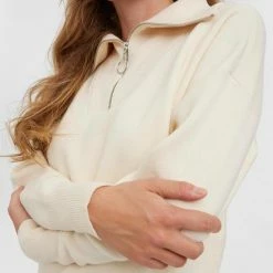 Vero Moda Trui Vmsaba Stripe Ls Highneck Blouse Ga 10269246 Birch Dames Maat - M -Dameskleding Verkoop 550x825 280