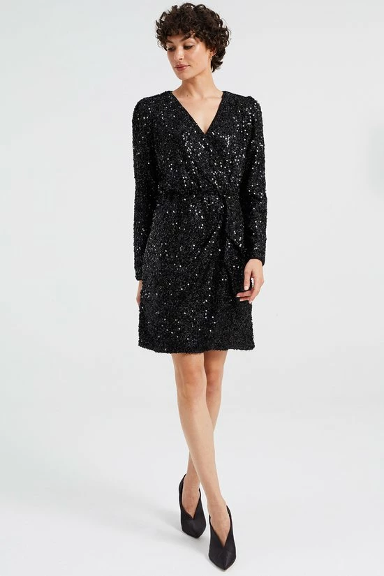 WE Fashion Dames Jurk Met Pailletten 2 WE Fashion Dames Jurk Met Pailletten - Afbeelding 2