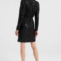 WE Fashion Dames Jurk Met Pailletten 8 WE Fashion Dames Jurk Met Pailletten -Dameskleding Verkoop 550x825 298