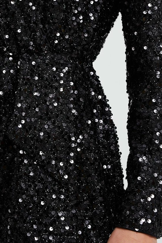 WE Fashion Dames Jurk Met Pailletten 4 WE Fashion Dames Jurk Met Pailletten - Afbeelding 4