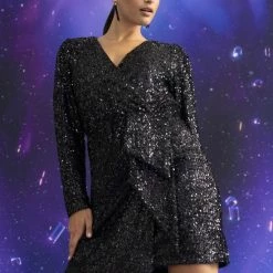 WE Fashion Dames Jurk Met Pailletten 10 WE Fashion Dames Jurk Met Pailletten -Dameskleding Verkoop 550x825 300