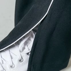 Colourful Rebel Riley Slit Broek Zwart Dames - Oversized Fit - Polyester - XS -Dameskleding Verkoop 550x825 31