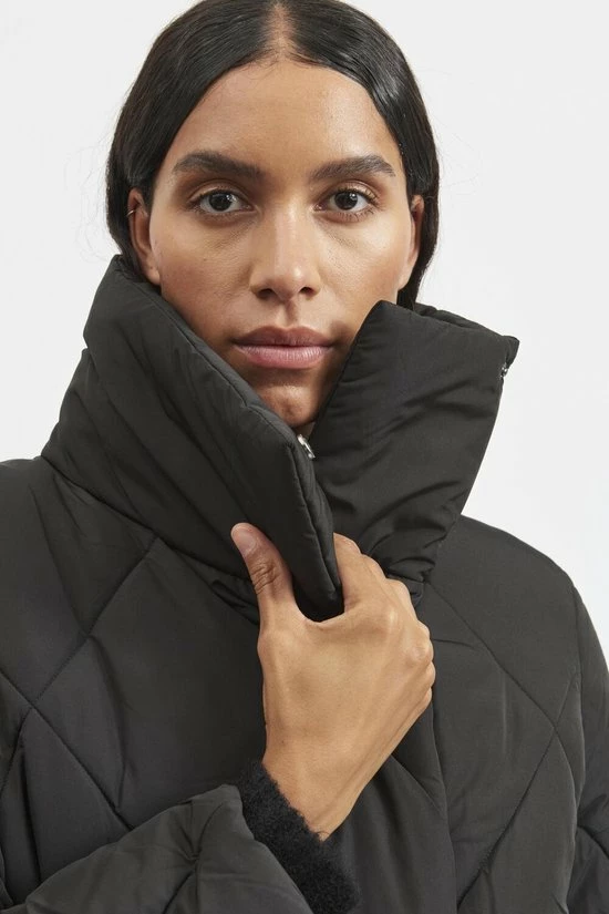 VILA VIWANAS QUILTED COAT/SU Dames Jas - Maat 40 4 VILA VIWANAS QUILTED COAT/SU Dames Jas - Maat 40 - Afbeelding 4