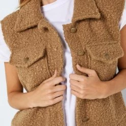 NOISY MAY NMHINNY S/L BOUCLE VEST Dames Gilet - Maat XL -Dameskleding Verkoop 550x825 322